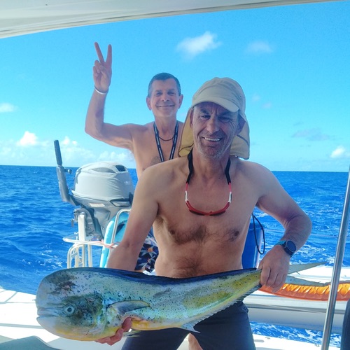 pêche en mer au large de la Martinique